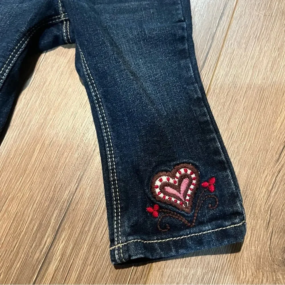 Gymboree Valentines Day Heart Embroidered Jeans 2009